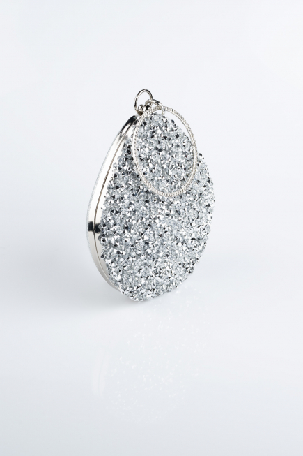 Sac de Soirée Luxe Argent SH833