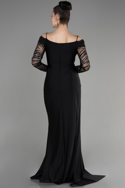 Robe de Soirée Longue Noir ABU3656