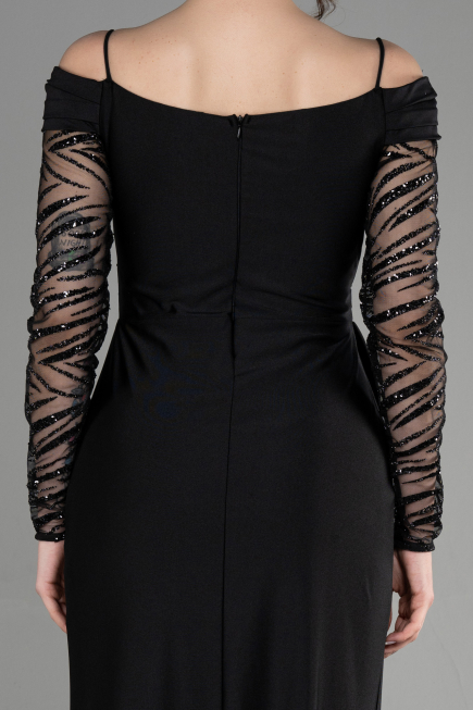 Robe de Soirée Longue Noir ABU3656