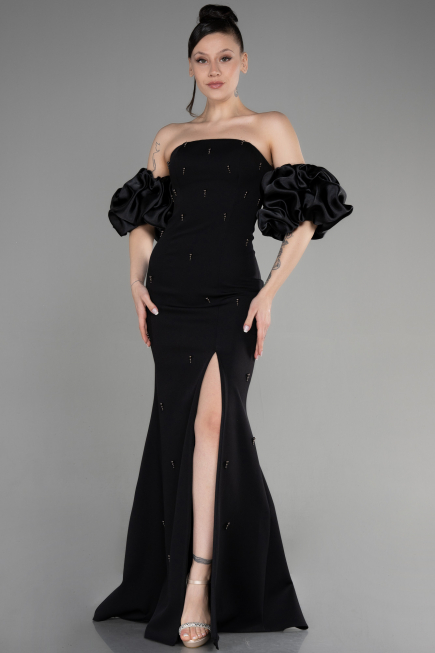 Robe de Soirée Longue Noir ABU3659