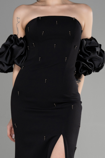 Robe de Soirée Longue Noir ABU3659
