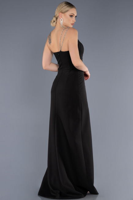 Robe de Soirée Longue Noir ABU3675