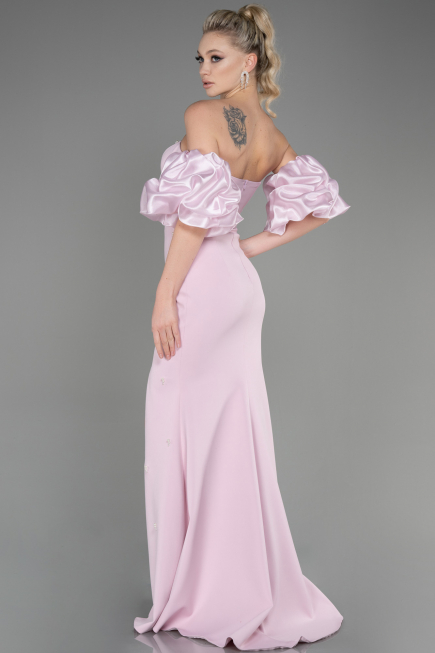 Robe de Soirée Longue Poudre ABU3659