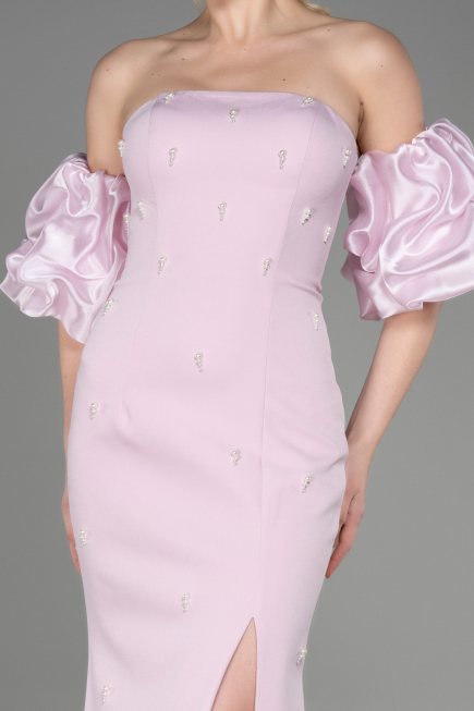 Robe de Soirée Longue Poudre ABU3659