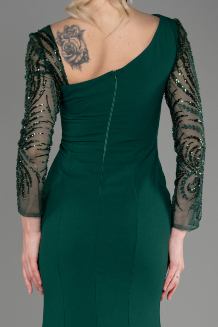 Robe de Soirée Longue Émeraude ABU3712