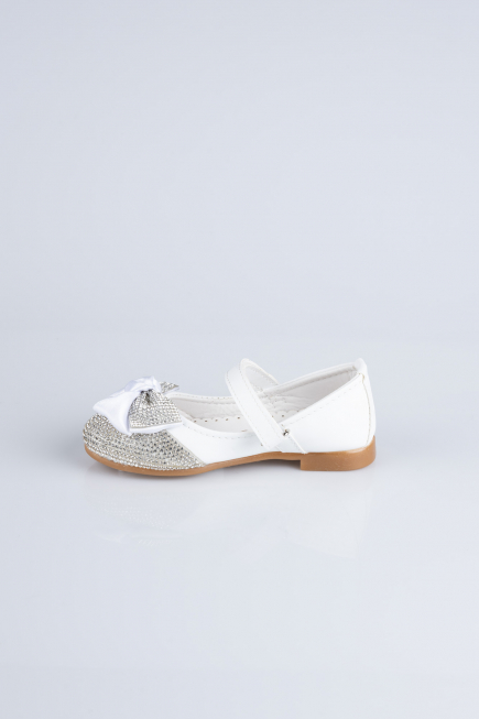 Chaussure D’enfant Cuir Blanc MJ4000