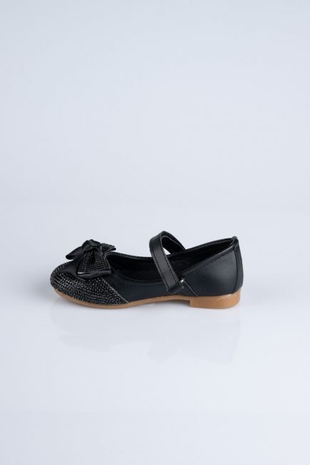 Chaussure D’enfant Cuir Noir MJ4000