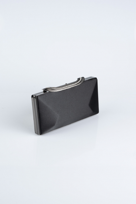 Sac de Soirée Satin Noir V729