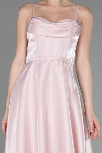 Tenue de Soirée Midi Satin Poudre ABK2011