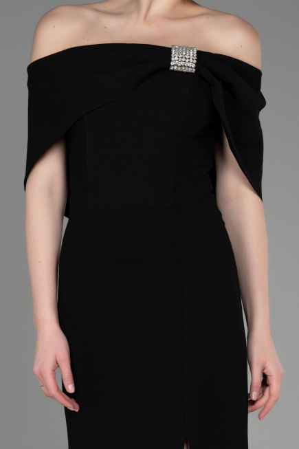 Robe de Soirée Longue Noir ABU3775