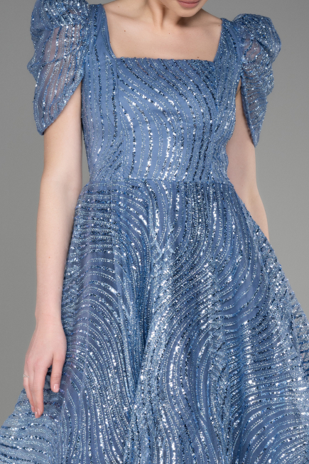 Tenue de Soirée Courte Indigo ABK2001