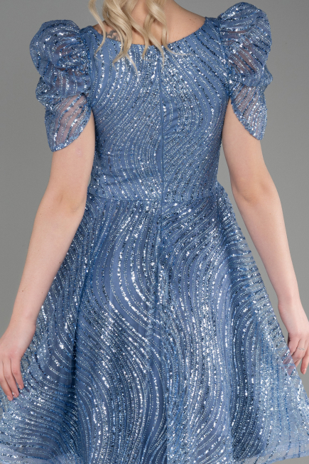 Tenue de Soirée Courte Indigo ABK2001