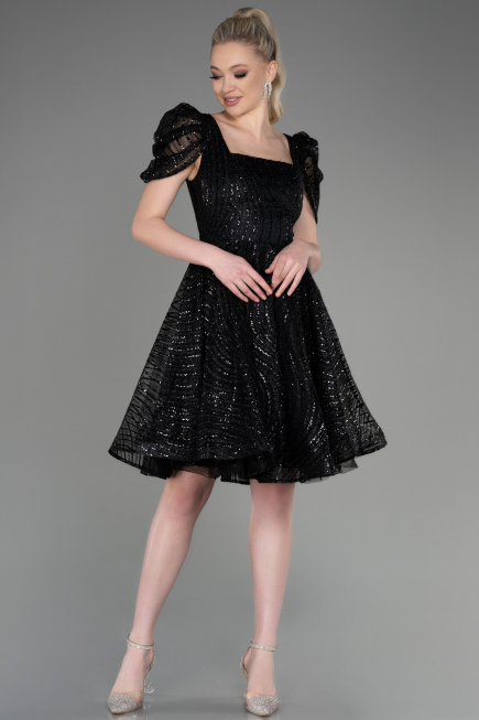 Tenue de Soirée Courte Noir ABK2001