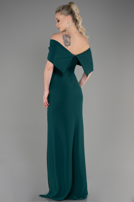 Robe de Soirée Longue Émeraude ABU3775