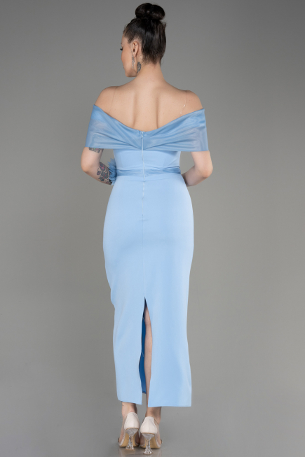 Robe de Soirée Midi Bleu ABK2014