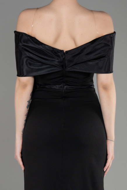 Robe de Soirée Midi Noir ABK2014