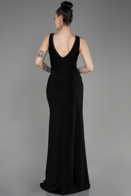 Robe Queue de Poisson Longue Noir ABU3782