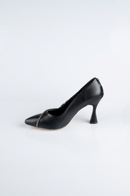 Stiletto Cuir Noir MJD5158
