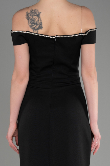 Robe de Soirée Longue Noir ABU3781