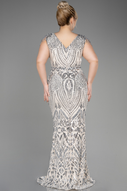 Robe De Fiançailles Grande Taille Longue Squameuse Vison ABU3845
