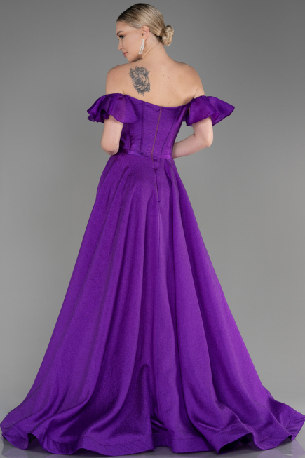 Robe de Soirée Longue Violet ABU3884