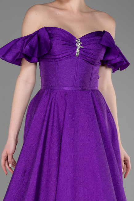 Robe de Soirée Longue Violet ABU3884