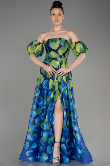 Robe de Soirée Longue Vert ABU3903