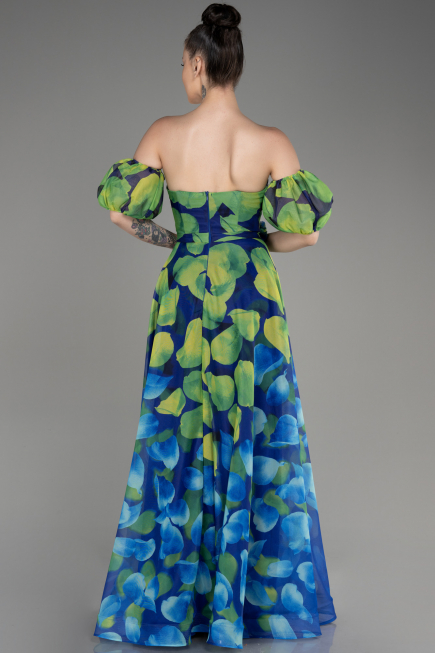 Robe de Soirée Longue Vert ABU3903