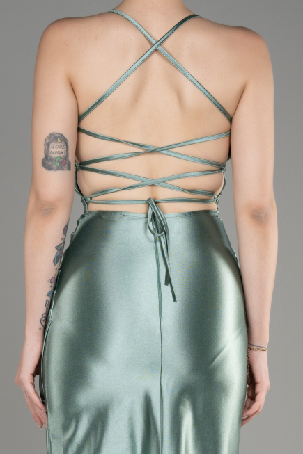 Robe de Cérémonie Courte Turquoise ABK2078