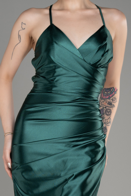 Robe de Cérémonie Courte Émeraude ABK2078