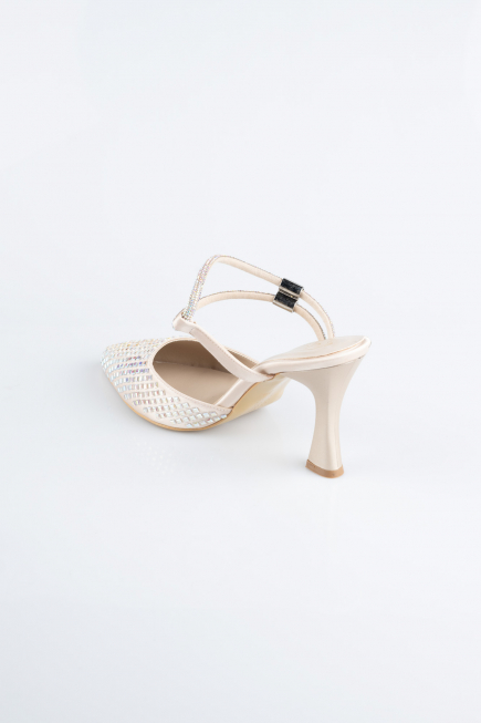 Stiletto Satin Vison MJ5165