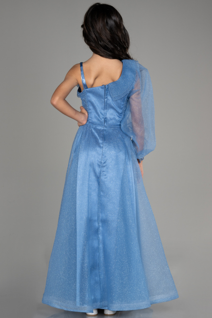 Robe de Soirée Enfants Longue Indigo ABU2453