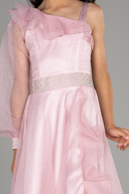 Robe de Soirée Enfants Longue Poudre ABU2453