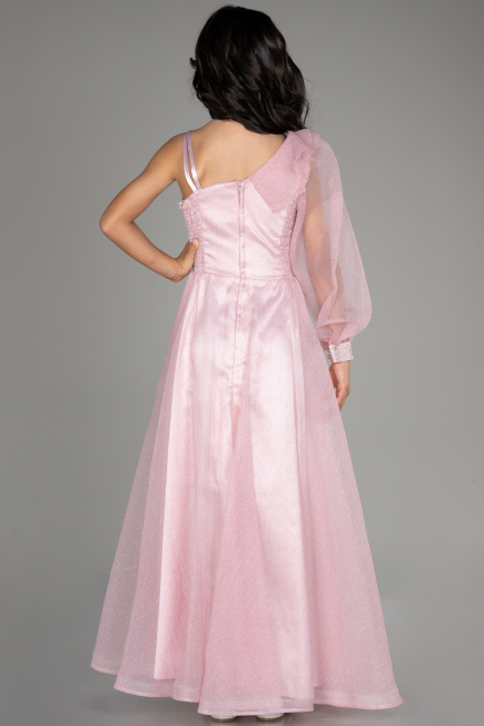 Robe de Soirée Enfants Longue Poudre ABU2453