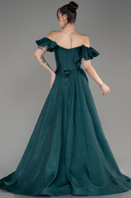 Robe De Soirée Longue Émeraude ABU3884