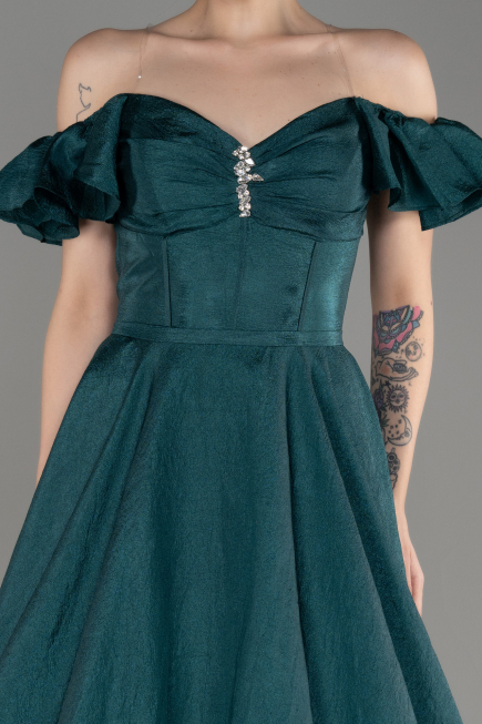 Robe De Soirée Longue Émeraude ABU3884