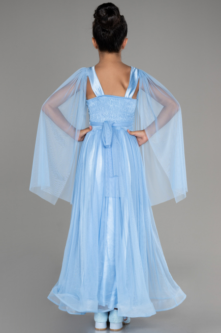 Robe De Soirée Enfants Longue Indigo ABU3155