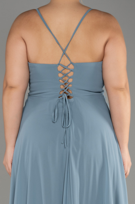 Robe De Soirée Grande Taille Longue Turquoise ABU1324