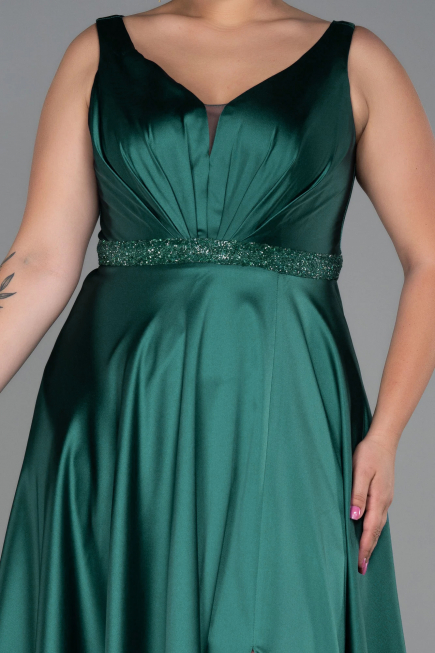 Robe Grande Taille Longue Émeraude ABU3200