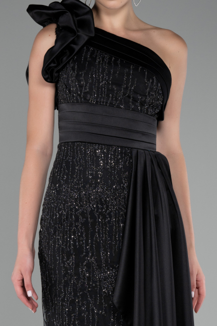 Robe de Soirée Longue Noir ABU4059