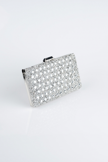 Sac de Soirée Luxe Argent SH823