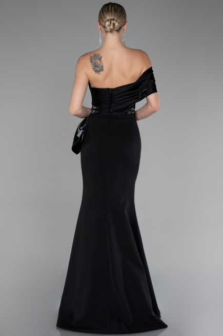 Robe Queue de Poisson Longue Noir ABU4115