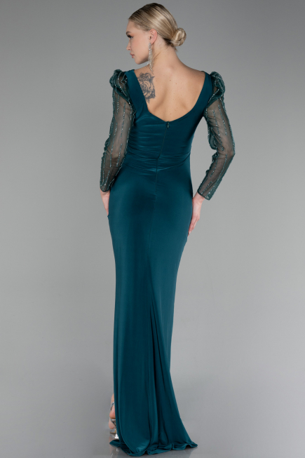 Robe de Soirée Longue Émeraude ABU4117