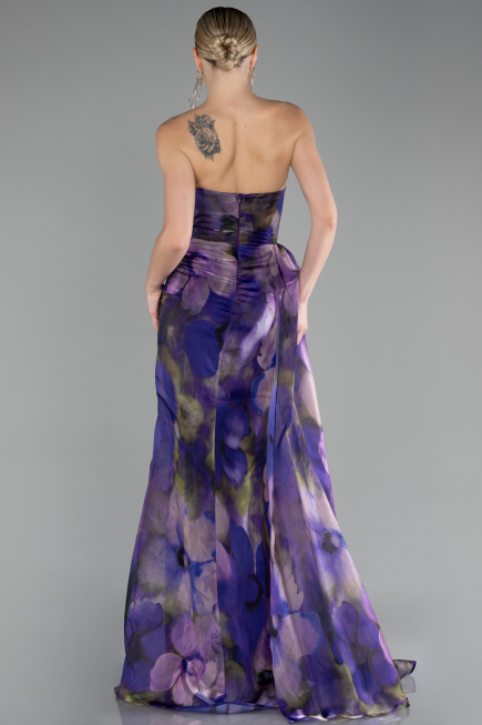 Robe de Soirée Longue Violet ABU4169