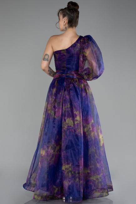 Robe de Soirée Longue Violet ABU4206