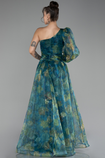 Robe de Soirée Longue Émeraude ABU4206