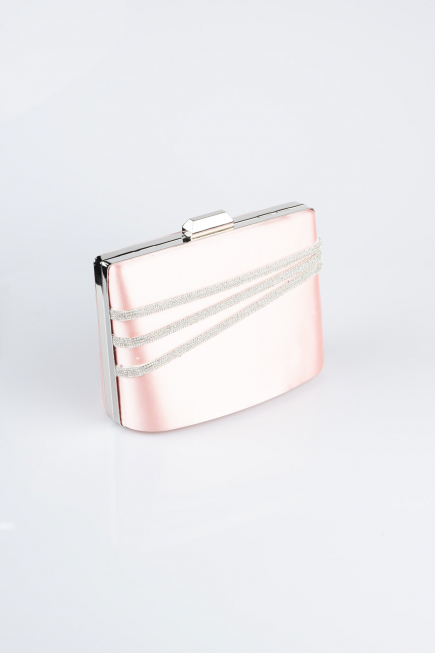 Sac de Soirée Luxe Satin Poudre SH822