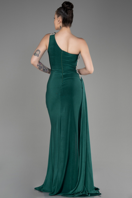 Robe de Soirée Longue Émeraude ABU2964