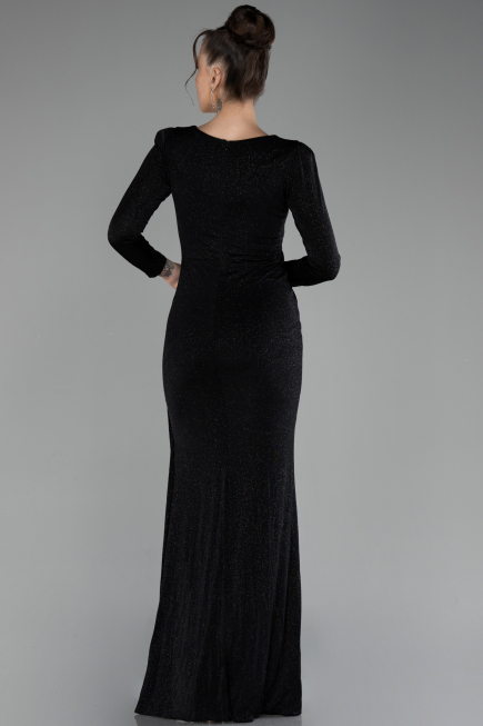 Robe de Soirée Longue Noir ABU3542