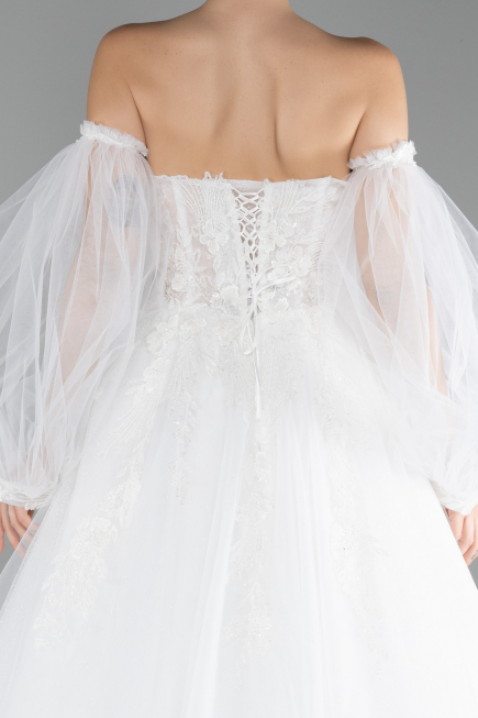 Robes de Mariage Longue Blanc ABU4236